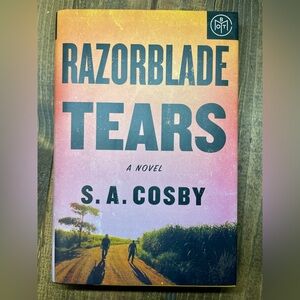 Razorblade Tears Novel by S. A. Cosby - Multicolor Cover